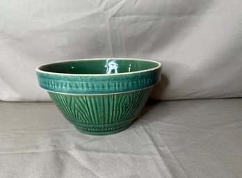 Green Stoneware Bowl Decor