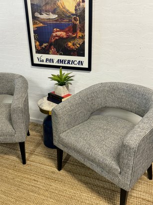 Set Of Two Accent Chairs Lot #1