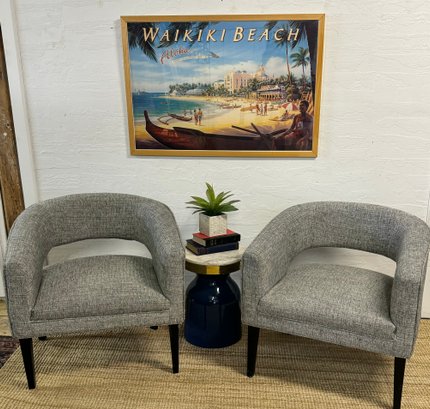 Set Of Modern Accent Chairs Lot #2