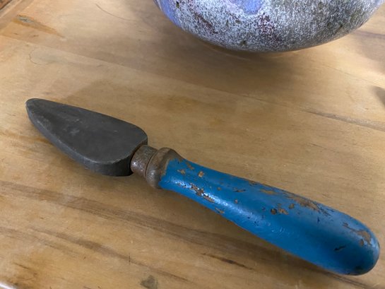 Vintage Blue Handled File 7 Inches Long