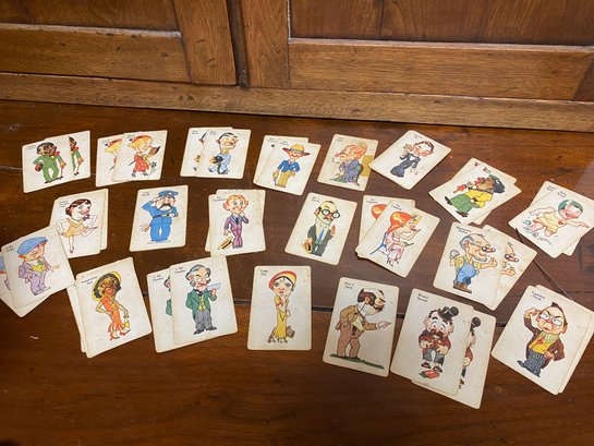 Fabulous Vintage Old Maid Playing Cards With Very Cool Characters
