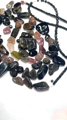 Beads: Semi-precious Gemstone Beads:  Mixed Tourmaline