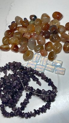 Beads: Semi-precious Gemstone Beads: Variety Pack!!
