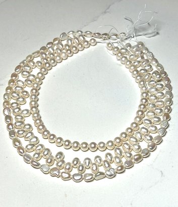 Beads: Semi-precious Gemstone Beads: Fresh Water Pearl Variety Pack #1
