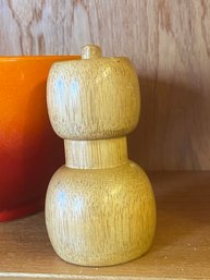 DANSK Wooden Pepper Mill Salt Shaker Combo