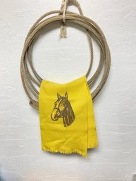 Original Cowboy Rope And Vintage Horse Scarf