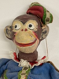 Old Folk Art Style Monkey Puppet