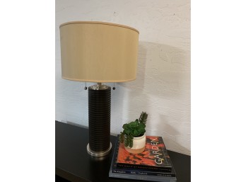 Well Made Twin Pull Modern Textured Table Lamp