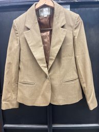 High End Camel Colored Blazer, John Meyer  Size 4