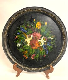 Vintage Hand Painted Tole Tray