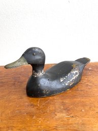 Vintage Primitive Hand Carved Duck Decoy #2