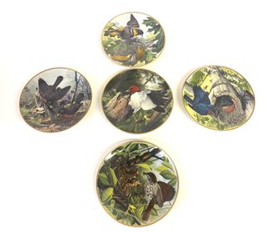 National Audubon First Edition Plates #2 Set Of 5