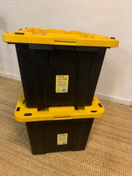 Frontline  27 Gallon Armor Box Plastic Totes With Lids