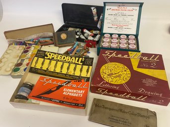 Vintage Art Supply Lot