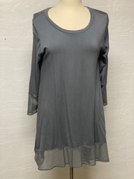 NWT Comy Grey Tunic Size M