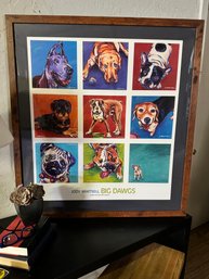 Large 37 X 43 Jody Whitsell  Big Dawgs Wall Art