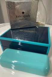 Designer Packaging: Kate Spade,Tiffany & Co., And Petrossians ( French Caviar, Paris)