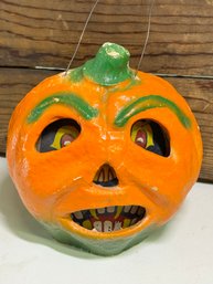 Very Cool Vintage  Papier-Mache Jack-o-Lantern