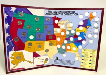 The New State Quarter Commemorative Collection / Quarters And Map