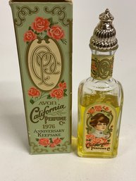 Little Bottle Of California Perfume 1976 Anniversary Keepsake By Avon