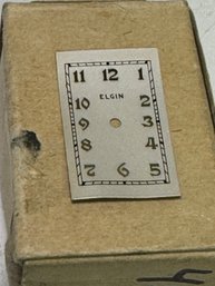 Little Box Of  Vintage Elgin Watch Faces