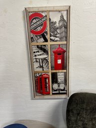 Vertical Wall Art Of London 36x15 Inches