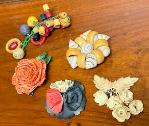 Five Unique Brooches