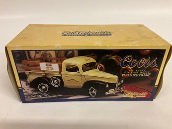 Die /Cast 1940 Ford Pick Up Coors /Ertle Collectibles Prestige Series 125 Scale