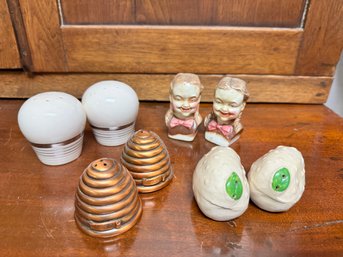 Set Of Four Unique Salt & Pepper Sets