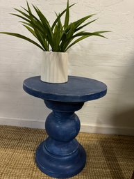 Cute Little Blue Painted Antique Wooden Table