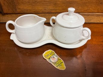 Vintage Cream And Sugar Set