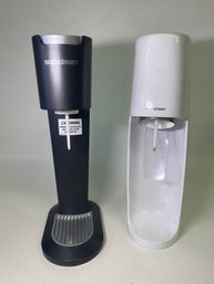 Pair Of Soda Stream Soda Makers One Still Has Active Canister