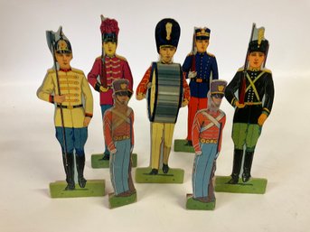 Milton Bradley Cardboard Soldiers And Band #1