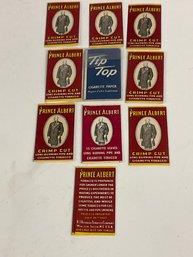 Vintage Little Collection Of Prince Albert Cig Paper Covers And One Tip Top