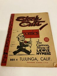 Vintage Cartoon Catalog For Stock Cuts By Lewis Hymers