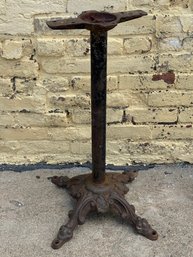 Antique Cast Iron Base For Table Or Stand