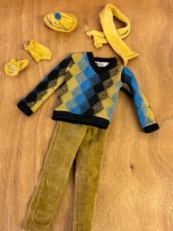 Vintage  Barbie: Ken Fun On Ice Outfit