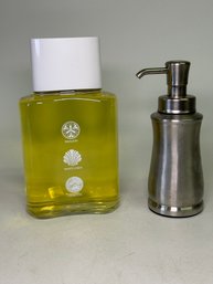 Este Lauder Factice Bottle And Bathroom Soap Dispenser