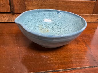 Original Signed Ceramic Pouring Bowl