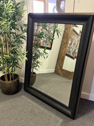 Large Mirror With Dark Wood Frame Approx. 39 X 50