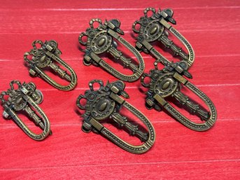 Five Vintage Hardware Pulls