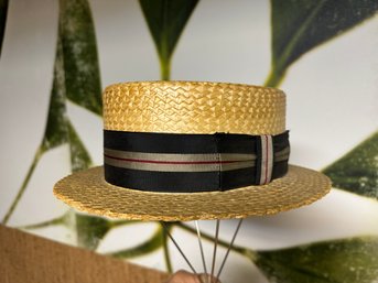 Fantastic Vintage Campaign Straw Hat