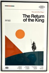 The Return Of The King / Lord Of The Rings Framed Modern Wall Art 18 X 12