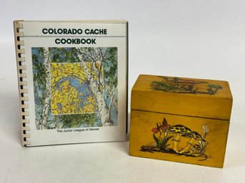 Mushroom Recipe Box And Colorado Cache Cookbook