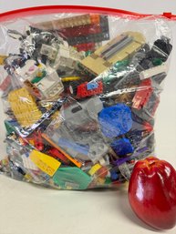 2.5 Gallon Bag Filled With Legos Lot #5