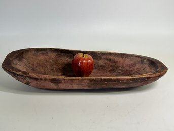 Wood Dough Bowl  9 X 21 Inch