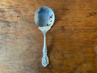 Pretty Cut-out Sterling Silver Specialty Slot Spoon