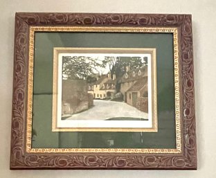 Framed  Thomas Caldwell Print, Traditional English Manor/Countryside Pencil Signed #2 Of 2