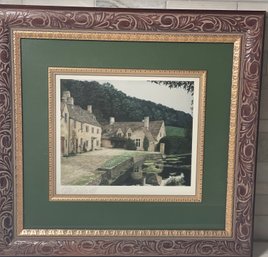 Framed  Thomas Caldwell Print, Traditional English Manor/Countryside Pencil Signed #1 Of 2