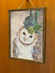 The Inquisitive Owl Water Color Print By Kathryn White